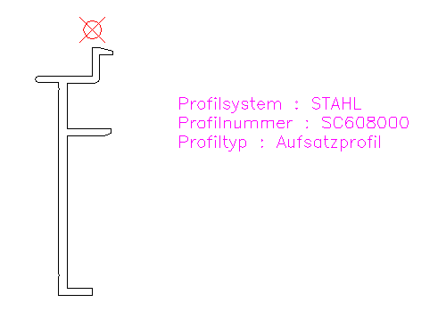 Aufsatzprofil SC 60